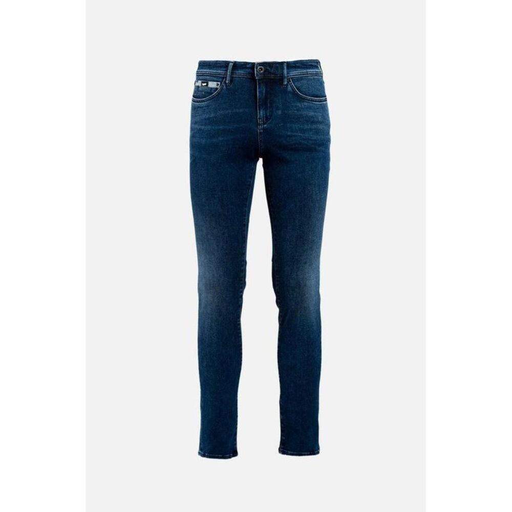 Gas Cotton Skinny Jeans with Classic Design Men Blue Bottoms